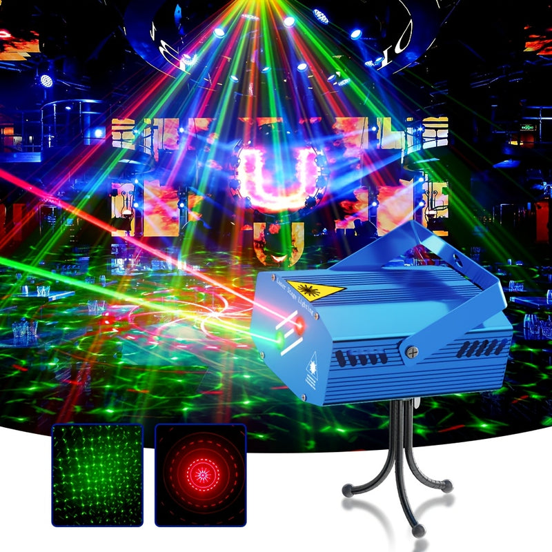 2 luces LED vibrantes para escenario con control remoto - Alimentación por USB, rotación de bola de discoteca, ideales para fiestas DJ, KTV, cumpleaños, Halloween, Navidad y más - Efectos de iluminación versátiles para DJ, luces para fiestas