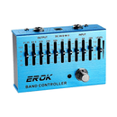 Pedal de EQ de 10 Bandas Premium para Guitarra y Bajo - True Bypass, Volumen Ajustable, Carcasa de Aluminio Duradera, Cubre de 31.25Hz a 16kHz
