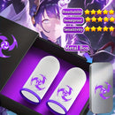 Manga de dedo de fibra de vidrio para juegos, cubierta de pantalla táctil para el pulgar, protector de pantalla táctil transpirable y sin costuras, deslizamiento suave, ligero y cómodo, mejora la experiencia de juego