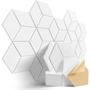 15 piezas de paneles de espuma acústica autoadhesivos - 30x25x1 pulgadas de alta densidad con diseño de grano en forma de Y para cine en casa y estudio de grabación (negro/gris/blanco), materiales de aislamiento acústico, aislamiento acústico de estudio,