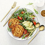 48 piezas Juego de cubiertos de acero inoxidable dorado, cubiertos pulidos espejo para 12, incluye tenedores, cuchillos, cucharas, aptos para lavavajillas, ideal para cocina casera, fiestas, Navidad, vajilla, caja de regalo navideña