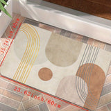 Alfombra de Puerta Antideslizante de Lujo - Súper Absorbente, Alfombra de Poliéster Suave para Baño, Dormitorio, Sala de Estar y Entrada - Lavable a Máquina