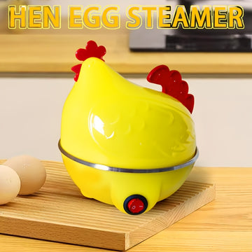 Olla multifuncional para huevos con cocción automática, apagado automático, capacidad de 7 huevos, apta para cocinar panecillos al vapor, huevo duro, batatas moradas y otros alimentos