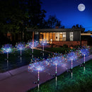 Luces de diente de león con energía solar AMill - Estaca de alambre de cobre para decoración de jardín y patio exterior, fácil instalación