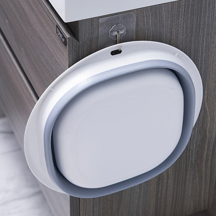 Baño de pies plegable, recipiente de pies portátil con tapa, masajeador de pies plegable, bañera de masaje de puntos de acupuntura, adecuado para baño, sala de estar, dormitorio, elección perfecta de regalo para 11 festivales.