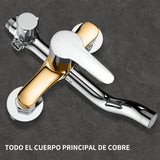 1 Juego de Ducha de Lujo Multifuncional, Cabeza de Ducha de Grifo de Cobre, Juego de Baño de Hogar, Equipado con Cabeza de Ducha de 11,81 Pulgadas de Ancho, Regalo de Halloween/Navidad, Accesorios de Baño de Hogar