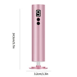 Lijadora y eliminador de pies eléctricos profesionales - 9 velocidades ajustables con pantalla digital, batería de litio recargable, diseño ergonómico para pies muertos beige, grietas de talones secos - Uso doméstico y profesional, eliminador de pies, he