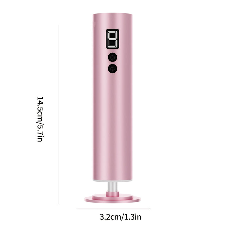 Lijadora y eliminador de pies eléctricos profesionales - 9 velocidades ajustables con pantalla digital, batería de litio recargable, diseño ergonómico para pies muertos beige, grietas de talones secos - Uso doméstico y profesional, eliminador de pies, he