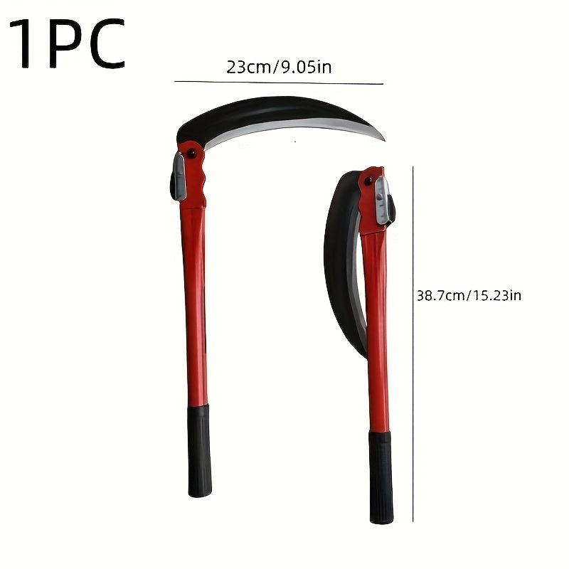1 Pares de Tijeras Plegables de Acero de Carbono Duraderas, Herramienta de Poda Portátil para Jardín con Asidero Cómodo y Bloqueo de Seguridad, Adecuado para el Cuidado de Césped y Jardín - Sin Batería, Herramientas de Mantenimiento de Jardín | Diseño Pl