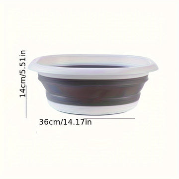1/3pcs Bañera Plegable para Pies, Lavabo Portátil con Tapa, Cubeta Colapsable para Remojar Pies, Masajeador Portátil, Bañera de Acupresión, Adecuada para Baño, Sala o Dormitorio