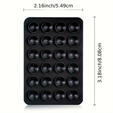 5 piezas de agarre de silicón para teléfono móvil con 24 soportes pequeños de ventosa, compatible con iPhone y Android: agarres adhesivos para selfies y videos, ideal para ducha y pared, regalo perfecto para cumpleaños de amigos