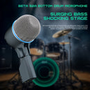 BETA MIC Micrófono de Voz de Robot Instrumento Musical Micrófono Dinámico de Corazón Micrófono con Cable para Aplicaciones Vocales e Instrumentales Tambor de Serpiente Guitarra Eléctrica de Latón Instrumento de Percusión