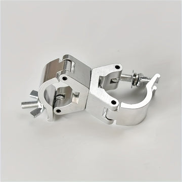 Fijador de aleación de aluminio, hebilla universal cruzada, hebilla de andamio, hebilla de conexión de tubo circular, gancho de luz de escenario, hebilla simple, hebilla de doble anillo ¡Feliz Eid Al-Adha!