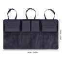 Organizador Plegable para Respaldo de Asiento de Coche, Bolsa de Almacenamiento de Malla de Tela Oxford para Vehículos