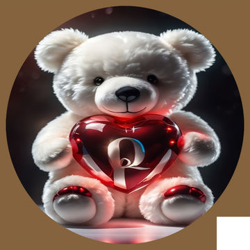 1pc Posavasos De Madera Impreso, Serie De Animales Posavasos De Alfabeto De Oso, Posavasos Para Mesa De Madera, Escritorio, Cocina, Adecuado Para Todas Las Bebidas Y Tipos De Mesa, Para Regalos De Inauguración De La Casa Y Bodas, Fiestas