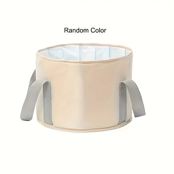 Baño portátil plegable para pies con preservación de calor - Bañera multifuncional de gran profundidad, aislada con película de aluminio, sin fragancia, uso sin cable para pies.