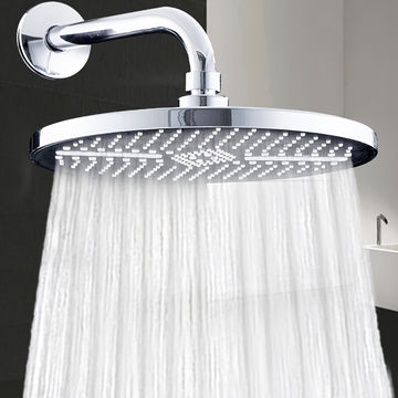 Cabezal de Ducha Cuadrado de Lujo de 10 Pulgadas - Alta Presión, Montaje en Pared, Fácil Instalación, Acabado Pulido para Mejora del Baño