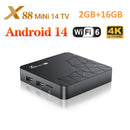 Mini X88 con Android 14.0, 2GB RAM, 16GB ROM, RK3518 Quad-Core Cortex-A53 de 64 bits, Soporte para Decodificación de Video 4K, WiFi Dual 2.4G/5.0GHz, Ethernet 10/100m, BT 5.0 y Asistente de Voz