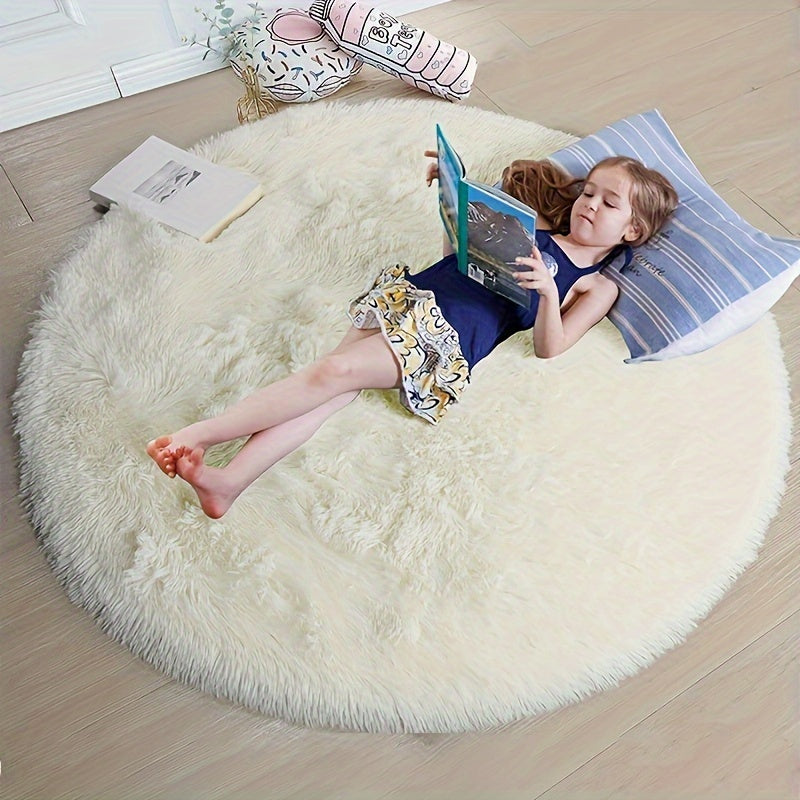 1 alfombra suave y esponjosa, perfecta para sala, dormitorio, guardería, sala de juegos, residencia estudiantil, decoración juvenil (4'x4')
