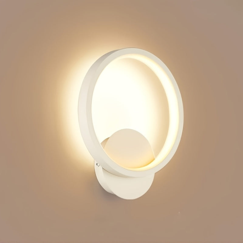 1 pieza de moderno espejo de pared LED - Negro/Blanco, montaje semienterrado, diseño desmontable para pasillos, cocinas, oficinas y garajes - Incluye hardware de instalación, 110V-240V, acabado metálico con aceite, iluminación de cocina | Acabado metálic