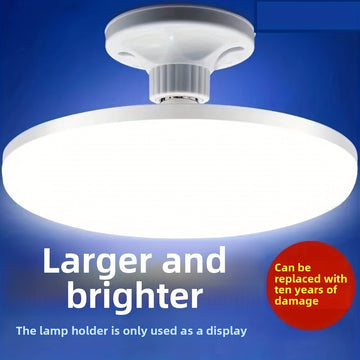1 pieza, lámpara de techo LED UFO ultrabrillante - montaje en espiral E26/E27, disponible en dos tamaños para ahorrar espacio. Iluminación interior RV, diseño elegante que mejora el efecto decorativo del hogar. Ideal para sala o vehículo recreativo