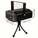 Proyector de luz láser, patrón de cielo estrellado, negro/azul, acabado cepillado, alimentado por USB, 36V máximo, cuerpo de aluminio, <0,4mW, accesorio de iluminación de escena para equipo de sonido en vivo