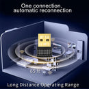 Adaptador Bluetooth USB, Plug & Play para PC, Auriculares, Teclado, Ratón y Altavoces - Compatible con 7 Dispositivos Simultáneamente, Compatibilidad Retrocompatible con BT5.2/5.1/5.0/4.2/4.1/4.0, Bajo Consumo de Energía, Alimentado por USB, Actualizació