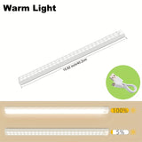 1pc Aiwellkay Luz de Gabinete con Sensor de Movimiento Regulable, Recargable por USB y a Batería, Lámpara de Pared de Plástico con Montaje Magnético, Acabado Cepillado, Accesorio Desmontable, Sin Accesorios Incluidos