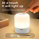 Linterna nocturna táctil, lámpara de noche, iluminación de mesa