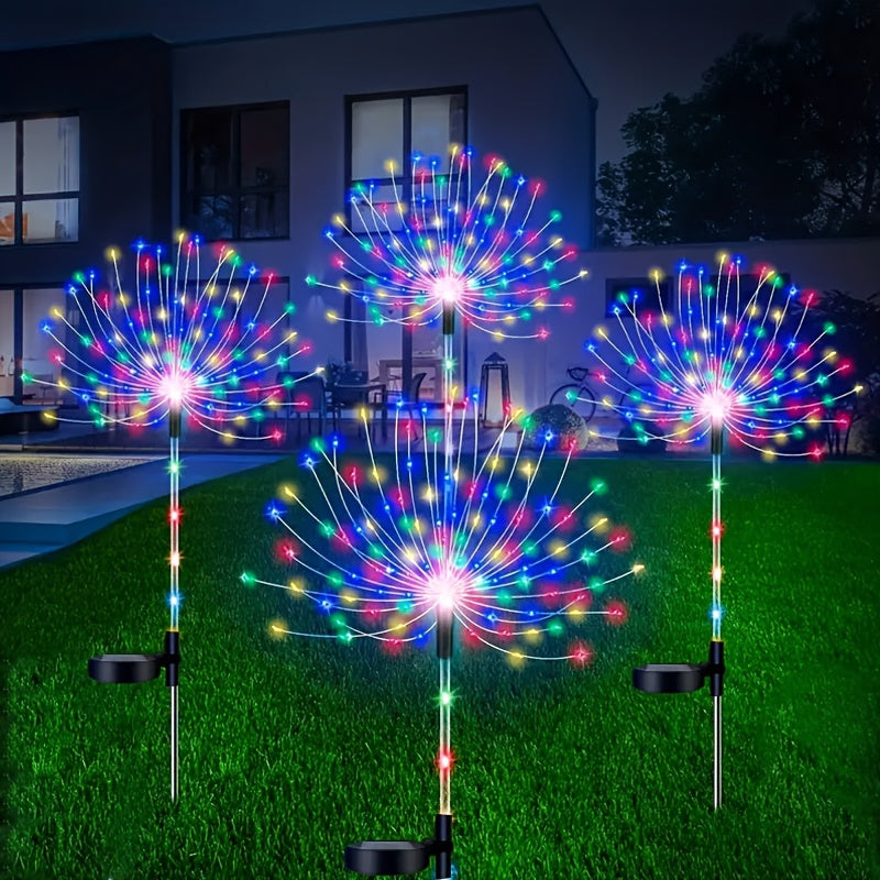 Luces de diente de león con energía solar AMill - Estaca de alambre de cobre para decoración de jardín y patio exterior, fácil instalación