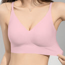 1 pieza de sujetador push-up para mujer - Alto soporte, almohadillas extraíbles, diseño sin costuras e invisible, rosa suave, cómodo y elegante para ropa casual, comodidad diaria | Sujetador sin costuras | Ajuste cómodo
