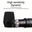 Mezclador de Audio Profesional de 4 Canales con Sistema de Micrófono Inalámbrico UHF para Escenario, Karaoke y Actuaciones En Vivo – Alimentado por USB, Construcción de Aleación, Negro, Incluye 2 Micrófonos y Fuente de Alimentación Fantasma, Accesorios p