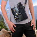 Whiskera 48 OZ Copas y Cuchillo Táctico Con Estuche De Cuero MR-21
