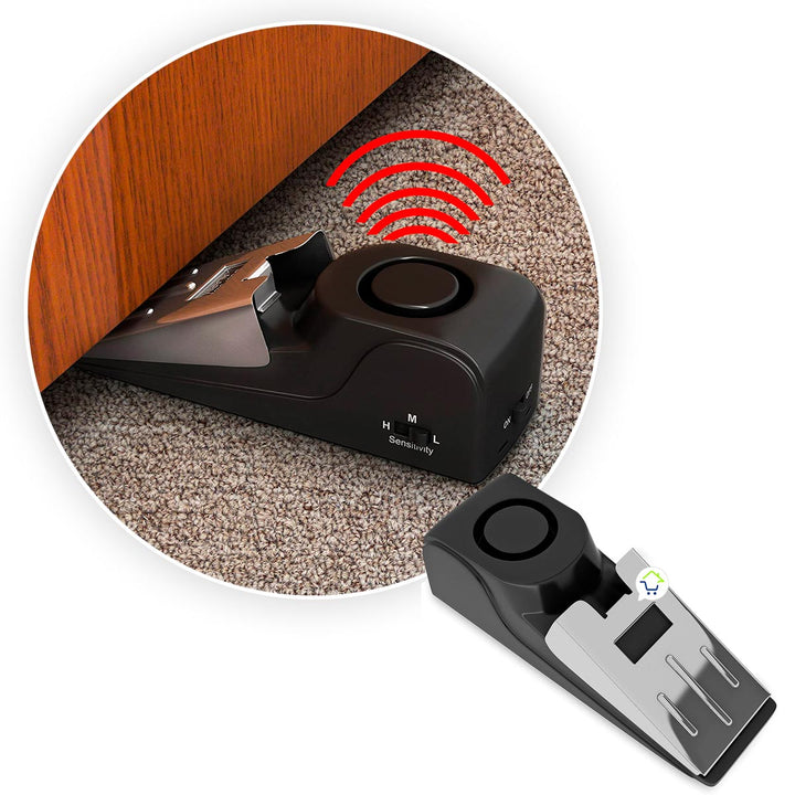 Tope De Puerta Con Alarma De Seguridad Cuña Sirena Seguridad