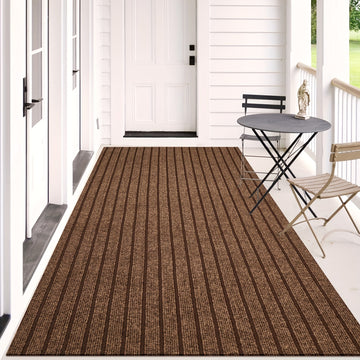 1pc Alfombrilla Antideslizante para Cocina con Base de Goma - Fácil de Limpiar, Tapete de PVC Duradero para Entrada, Dormitorio y Oficina - Diseño Rectangular Rayado, Alta Calidad & Ideal para Cocinas Modernas, Cubierta Decorativa para Suelo