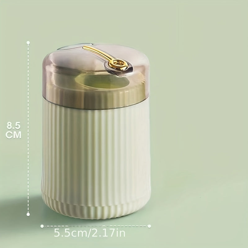 Dispensador automático de palillos de dientes con cierre de presión - Soporte de plástico para uso en el hogar y restaurantes, no necesita energía, diseño elegante con tapa transparente, ideal para palillos de cóctel y higiene dental, soporte de palillos