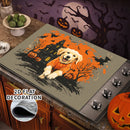 Tapete Protector de Estufa 2D Plano con Forro de Goma, Decoración de Cocina para Halloween - Ideal para Cualquier Cocina, 1 Pieza
