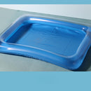 2 piezas de bañera inflable para pies; bañera portátil para pies; escalera de piscina con pedicura y limpieza