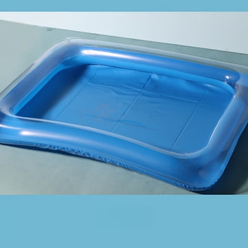 2 piezas de bañera inflable para pies; bañera portátil para pies; escalera de piscina con pedicura y limpieza