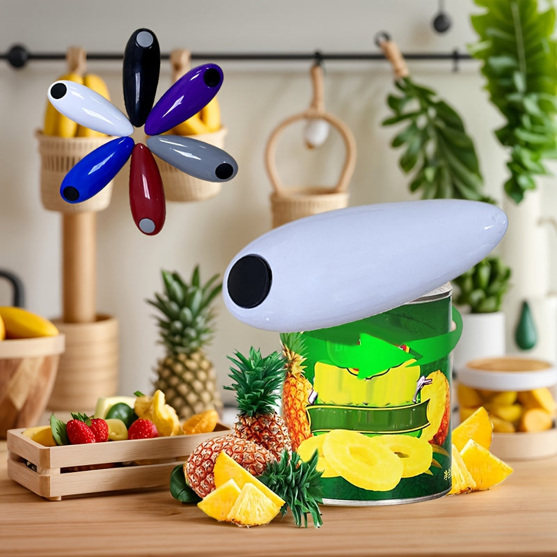 Abrebotellas Eléctrico - Abrebotellas y Botellas Automático, Fácil de Usar con Pestaña de Extracción sin Manos, Alimentado por Baterías con 2 Ranuras de AA (Baterías no Incluidas), Material de Plástico Duradero, Perfecto para la Comodidad de la Cocina, A