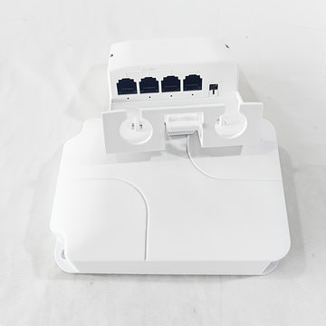 Extensor PoE de Alta Calidad para Exteriores 1 a 3, Repetidor PoE de 100Mbps con 2.54cm y 3 Salidas, Plug and Play, Funciona para Cámaras CCTV