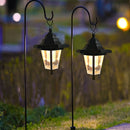 2 piezas Luces Solares Colgantes, Lanterna Solares Hexagonal para Exterior, Luces Solares de Paisaje para Jardín, Patio, Camino, Driveway para Decoración Exterior