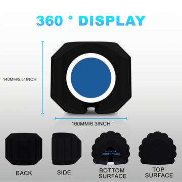 Protector de Micrófono Antiviento con Reducción de Ruido - Escudo para Grabación en Estudio con Acolchado, Compatible con Microfonos USB, Podcasting y Doblaje - Reduce el Sonido del Viento y Ambientes para Estudios Caseros, Cabinas Profesionales - Sin Ne