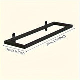 Estante de vino de hierro para uso doméstico Tienda Bar Un juego Material de metal negro Tornillos de fijación a la pared