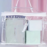 Bolsa De Almacenamiento De Edredón De PVC Transparente, Cubo De Embalaje De Ropa De Cama Transparente, Organizador De Almohada De Manta A Prueba De Polvo
