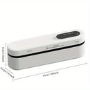 Sellador de vacío compacto recargable por USB - Un dispositivo versátil de conservación de alimentos automático que cuenta con un sistema de sellado de snacks, diseñado para ahorrar espacio, equipado con una batería de litio de 1500 mAh - Ideal para uso