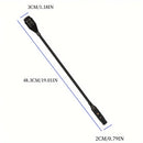 1 micrófono profesional XLR para DJ LMBGM con cuello flexible e interruptor, aleación de aluminio, dinámico para presentaciones en vivo, sin batería, voltaje de operación ≤36V, regalo ideal para Navidad