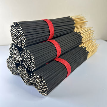 101 varillas de incienso de bambú con aroma a cerezo natural, 22.0 cm, tiempo de combustión de 45-50 min, fragancia para yoga, meditación, hogar y oficina - Ideal para Navidad, Halloween, Pascua y Hanukkah - Sin plumas, incienso para el hogar