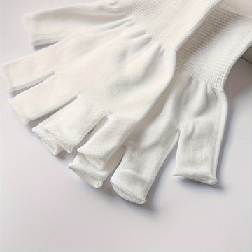Guantes de luz para uñas - Guantes de cuidado de uñas protectores con protección, sin necesidad de electricidad, para manicura, pedicura, arte de uñas - Compatibles con luces LED y lámparas de uñas - Uso en salones y hogares, herramientas de cuidado de u
