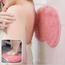 Alfombrilla de Masaje de Silicona Rosa para Bañera y Ducha - Fregador de Pies y Espalda Montado en la Pared con Ventosas Antideslizantes, Cepillo Corporal Exfoliante para Limpieza Profunda y Relajación, Sin Necesidad de Pilas, Accesorio para Bañera | Sup